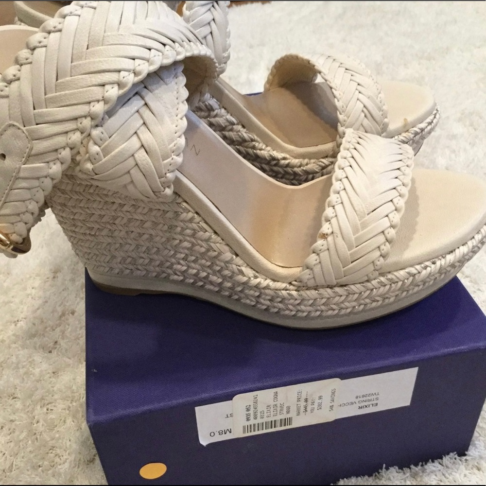 Stuart Weitzman Alex Wedged Sandals